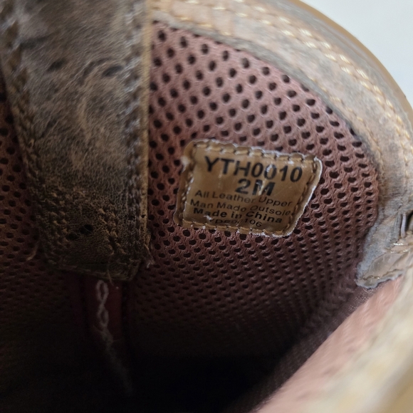 Twisted X Boots Western Cowboy Kids Bomber White Sz 2M - Picture 9 of 9